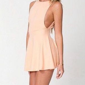 American Apparel Ponte Sleeveless Skater Dress